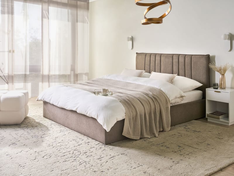 Parivuode Tarascon 160x200 cm - Taupe - Huonekalut - Sänky - Sänkykehikot & sängynrungot