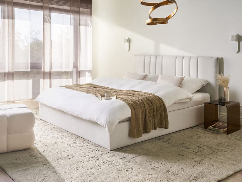 Parivuode Tarascon 180x200 cm - Vaalea beige - Huonekalut - Sänky - Sänkykehikot & sängynrungot