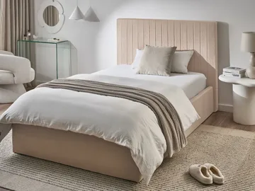 Parivuode Vion 120x200 cm - Beige - Huonekalut - Sänky - Sänkykehikot & sängynrungot