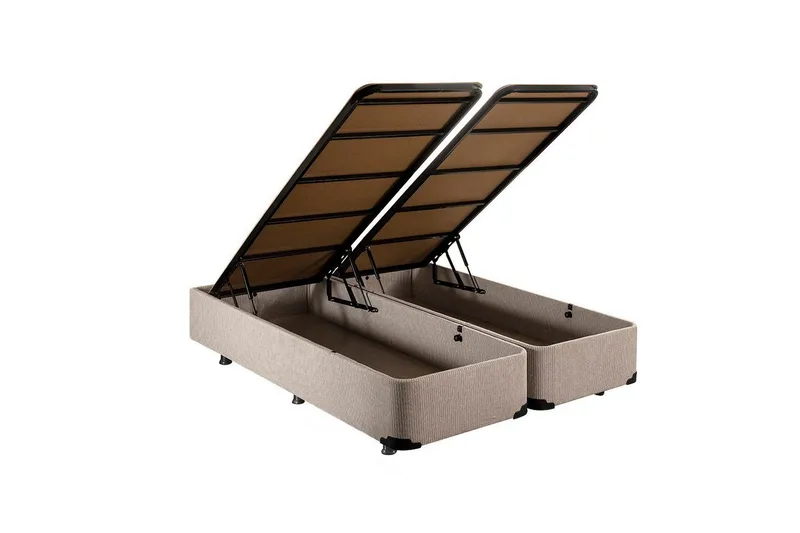 Parivuodepohja Dasina Djarhintänky Beige - 160 x 200 cm - Huonekalut - Sänky - Sänkykehikot & sängynrungot