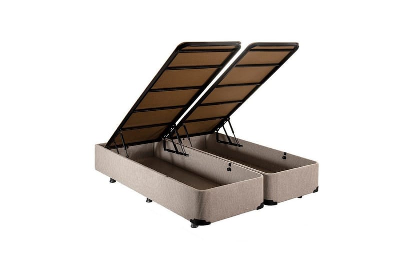 Parivuodepohja Dasina Djarhintänky Beige - 200 x 200 cm - Huonekalut - Sänky - Sänkykehikot & sängynrungot