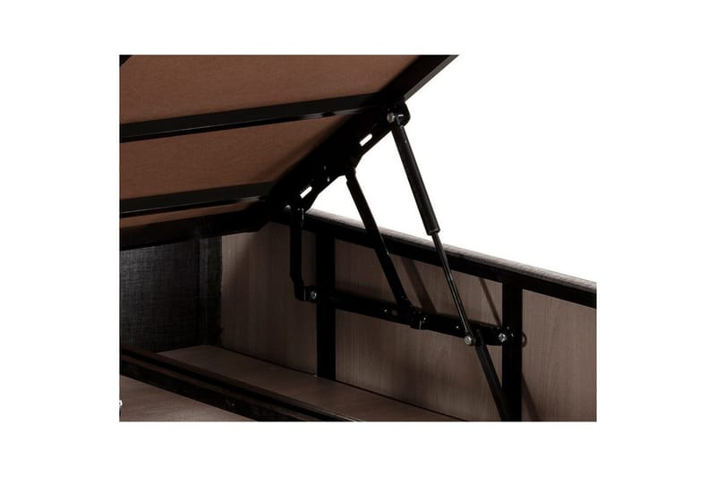 Parivuodepohja ja Pääty Hopeanharmaa - 140 x 190 x 38 cm - Huonekalut - Sänky - Runkopatjasängyt