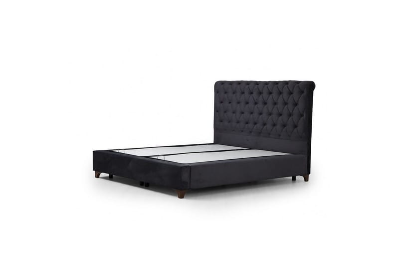 Parivuodepohja ja Pääty Subra Antrasiitti - 140 x 130 x 200 cm - Huonekalut - Sänky - Sänkykehikot & sängynrungot