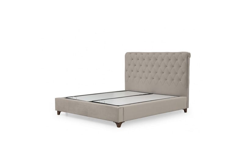 Parivuodepohja ja Pääty Subra Beige - 140 x 130 x 200 cm - Huonekalut - Sänky - Sänkykehikot & sängynrungot