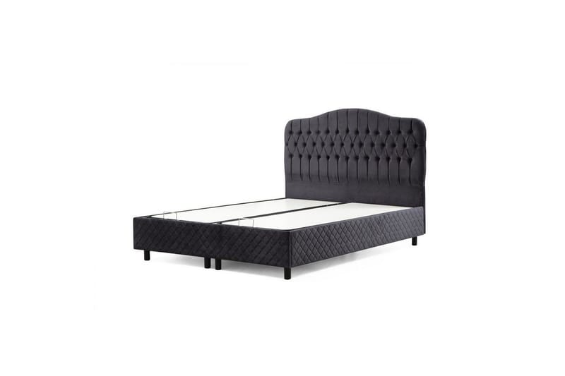Parivuodepohja ja Pääty Subato Antrasiitti - 150 x 125 x 200 cm - Huonekalut - Sänky - Sänkykehikot & sängynrungot