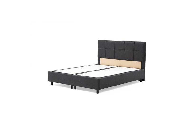 Parivuodepohja ja Pääty Sudalmuni antrasiitti - 150 x 110 x 200 cm - Huonekalut - Sänky - Sänkykehikot & sängynrungot