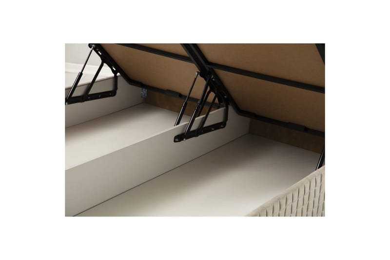 Parivuoteen patja, runko ja sängynpääty Sudamal-setti ruskea - 160 x 114 x 200 cm - Huonekalut - Sänky - Jenkkisängyt