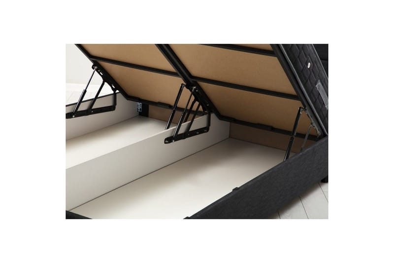 Parivuoteen patja, runko ja sängynpääty Sonyi setti antrasiitti - 160 x 114 x 200 cm - Huonekalut - Sänky - Sänkykehikot & sängynrungot