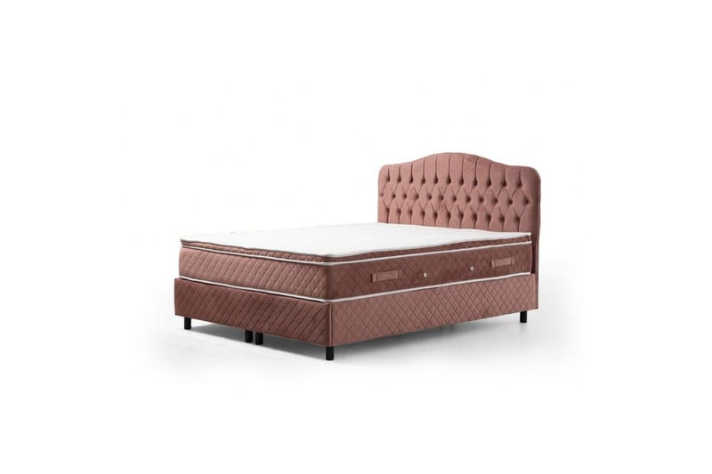 Parivuoteen patja, runko ja sängynpääty Subato Set Dusty Veyae - 150 x 125 x 200 cm - Huonekalut - Sänky - Jenkkisängyt