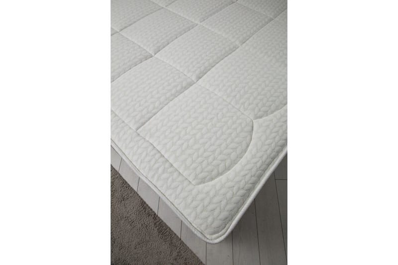 Parivuoteen patja, runko ja sängynpääty Subato Set Beige - 150 x 125 x 200 cm - Huonekalut - Sänky - Sänkypaketti
