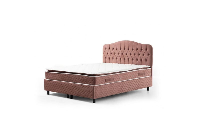 Parivuoteen patja, runko ja sängynpääty Subato Set Dusty Veyae - 150 x 125 x 200 cm - Huonekalut - Sänky - Sänkypaketti