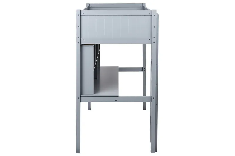 Parvisänky kirjoituspöydällä Foucamont - Harmaa - Huonekalut - Sänky - Kerrossängyt