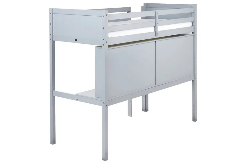 Parvisänky kirjoituspöydällä Foucamont - Harmaa - Huonekalut - Sänky - Kerrossängyt