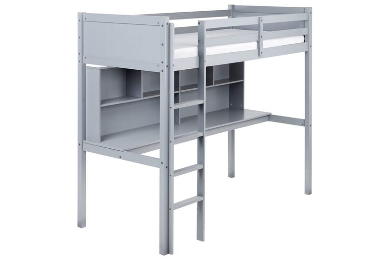 Parvisänky kirjoituspöydällä Foucamont - Harmaa - Huonekalut - Sänky - Kerrossängyt