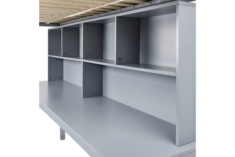 Parvisänky kirjoituspöydällä Foucamont - Harmaa - Huonekalut - Sänky - Kerrossängyt