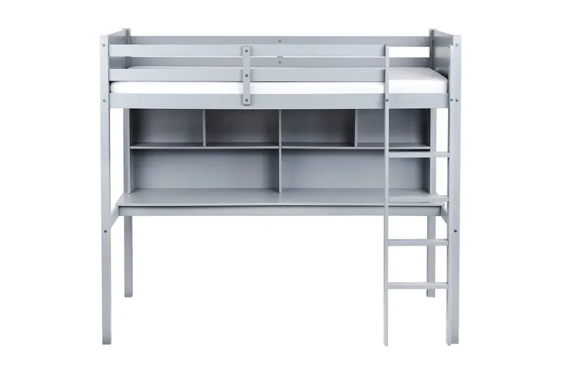 Parvisänky kirjoituspöydällä Foucamont - Harmaa - Huonekalut - Sänky - Kerrossängyt