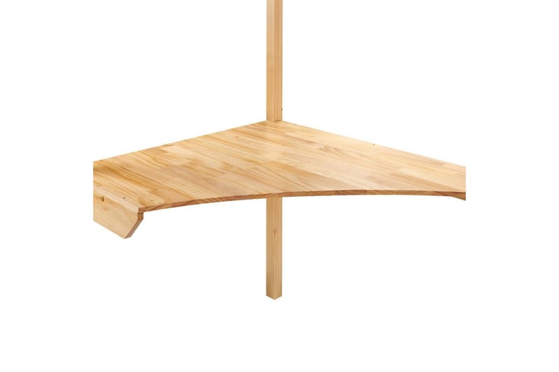 Parvisänky kirjoituspöydällä Loury - Vaalea puu - Huonekalut - Sänky - Kerrossängyt