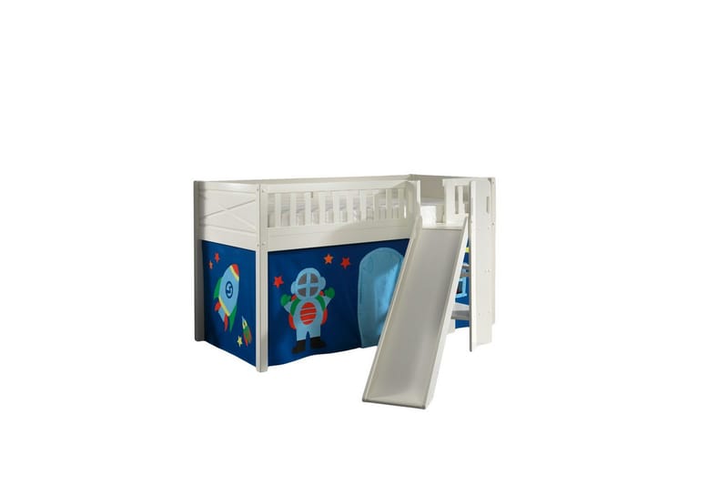 Parvisänky liukumäellä ja yhteensopiva tekstiilisetti (leikkiverho) Scott Astro, Astro