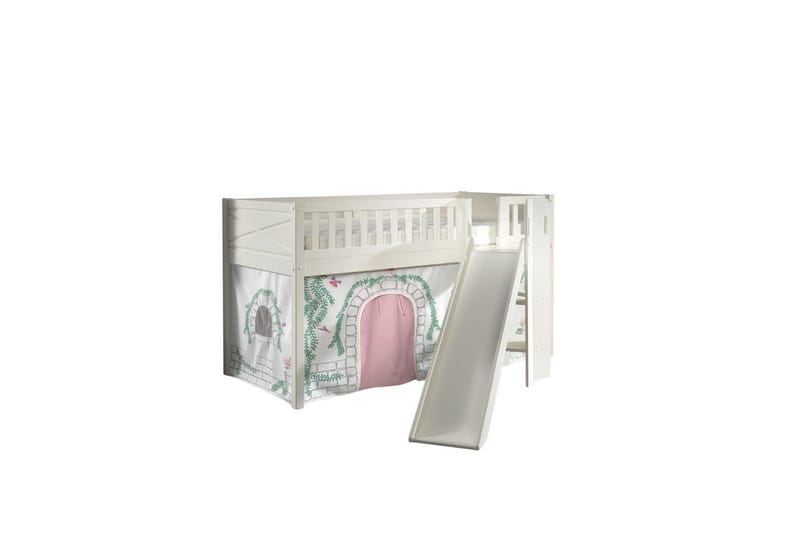 Parvisänky liukumäellä ja yhteensopiva tekstiilisetti (leikkiverho) Scott Birdy, Birdy