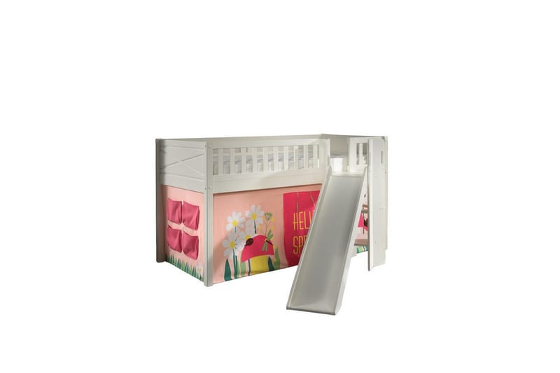 Parvisänky liukumäellä ja yhteensopiva tekstiilisetti (leikkiverho) Scott Kevät, Kevät