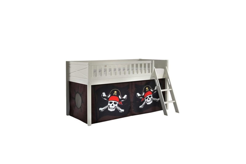 Parvisänky tikkailla ja yhteensopiva tekstiilisetti (leikkiverho) Scott Karibian merirosvot - Karibian merirosvot - Huonekalut - Sänky - Kerrossängyt