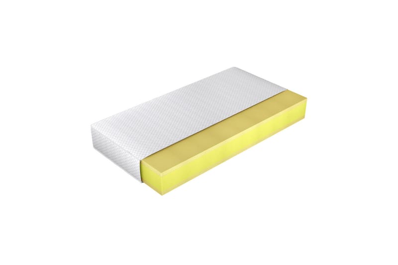 Afvan Vaahdotusmadrassi 140x200 cm - Valkoinen - Huonekalut - Sänky - Patja - Vaahtomuovipatja