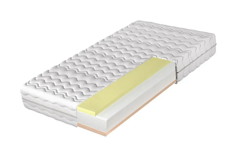 Fynlee Vaahdotettu Patja 160x200 cm, Valkoinen