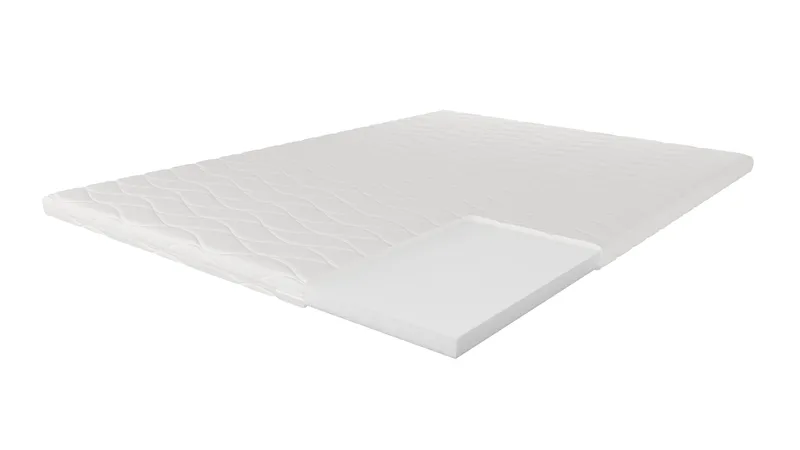 HVILA Foam -sijauspatja polyeteerivaahdosta 140x200 cm – 7 cm pehmeä/keskikova, pestävä päällinen - Huonekalut - Sänky - Patja - Petauspatja & sijauspatja