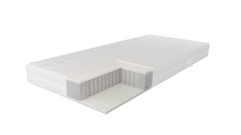 HVILA Joustinpatja irrotettavalla ja pestävällä päällisellä 80x200 cm - Huonekalut - Sänky - Patja - Joustinpatjat
