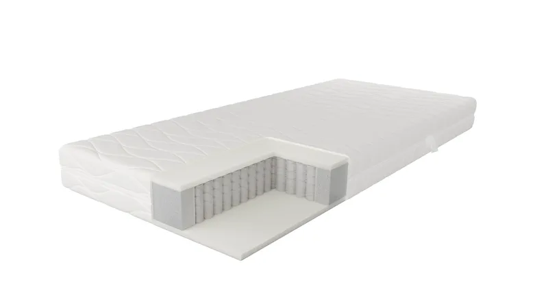 HVILA Joustinpatja irrotettavalla ja pestävällä päällisellä 90x200 cm - Huonekalut - Sänky - Patja - Joustinpatjat