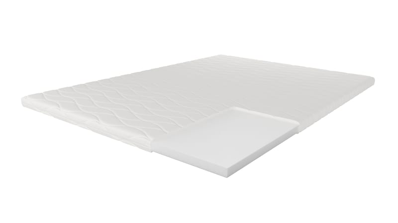 HVILA-sijauspatja 120x200 cm – 7 cm pehmeä/keskikova memory-vaahtomuovi, paineenkeventävä, pestävä päällinen - Huonekalut - Sänky - Patja - Petauspatja & sijauspatja