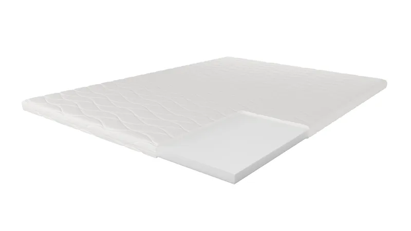 HVILA-sijauspatja 140x200 cm – 7 cm pehmeä/keskikova memory-vaahtomuovi, paineenkeventävä, pestävä päällinen - Huonekalut - Sänky - Patja - Petauspatja & sijauspatja