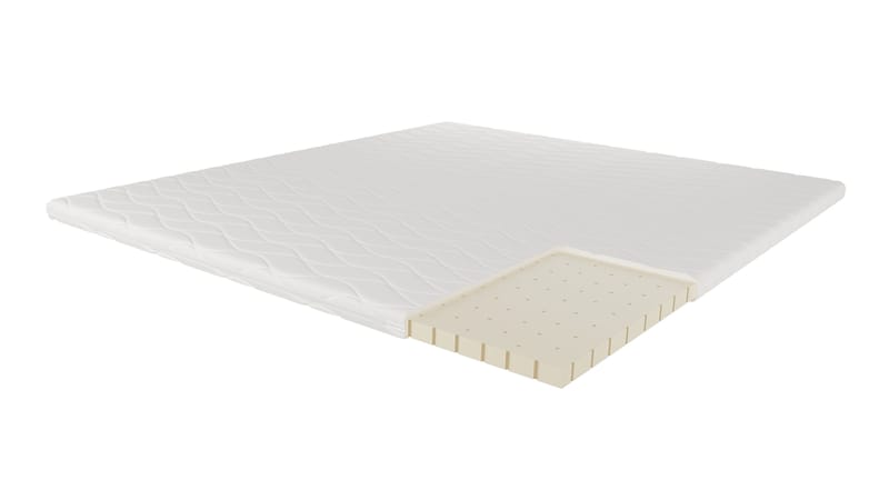 HVILA-sijauspatja 160x200 cm – 7 cm keskikova/kova piste-elastinen lateksi, pestävä päällinen - Huonekalut - Sänky - Patja - Petauspatja & sijauspatja