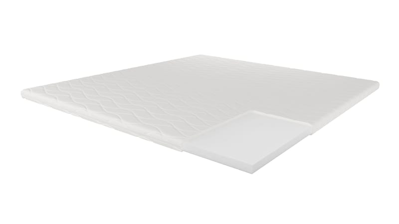 HVILA-sijauspatja 160x200 cm – 7 cm polyeteerivaahto, pehmeä/keskikova, pestävä päällinen - Huonekalut - Sänky - Patja - Petauspatja & sijauspatja