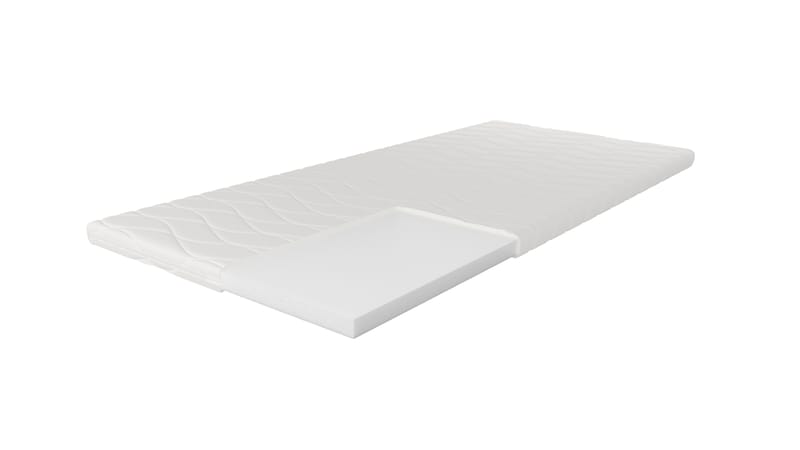 HVILA-sijauspatja 90x200 cm – 7 cm polyeteerivaahto, pehmeä/keskikova, pestävä päällinen - Huonekalut - Sänky - Patja - Petauspatja & sijauspatja