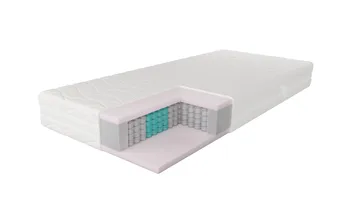 HVILA Pocket 7-vyöhykkeinen joustinpatja pestävällä päällisellä 80x200 cm - Huonekalut - Sänky - Patja - Joustinpatjat