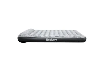 Tritech Airbed Queen Fashon Flock ilmapatja Harmaa - Bestway - Huonekalut - Sänky - Patja - Ilmapatja & varavuode