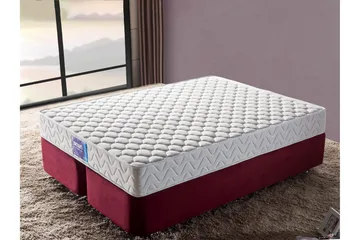 Joustinpatja 140x190 cm - Valkoinen - Huonekalut - Sänky - Patja - Joustinpatjat