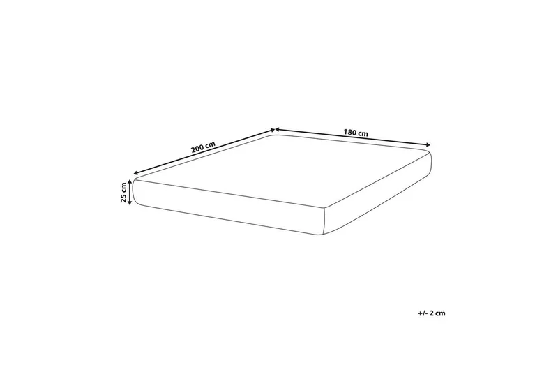 Joustinpatja Daydream 180x200 cm, Keskivahva - 180x200 cm, Keskivahva - Huonekalut - Sänky - Patja - Joustinpatjat
