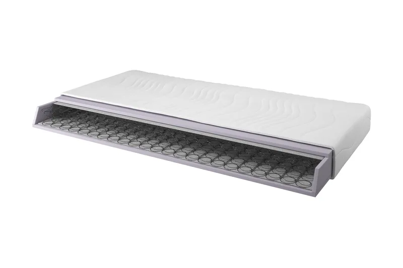 Joustinpatja Heidiva 180x200 Bonell Pehmeä, Valkoinen