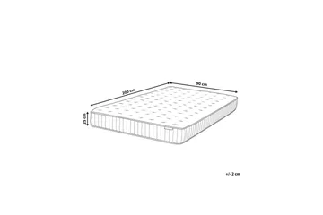 Joustinpatja Pleasant 90x200 cm, Kiinteä - 90x200 cm, Kiinteä - Huonekalut - Sänky - Patja - Joustinpatjat