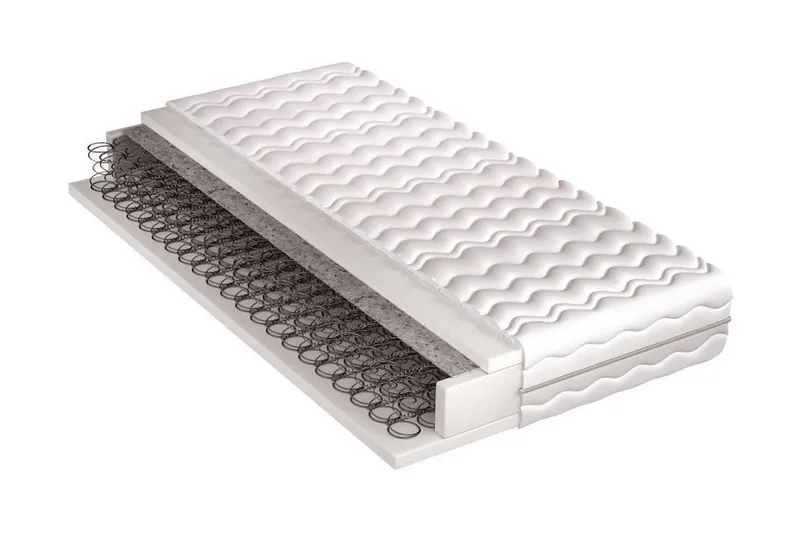 Bonnell-patja Covelo 80x200, Valkoinen