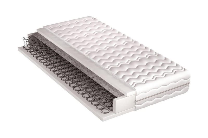 Bonnell-patja Covelo 80x200, Valkoinen