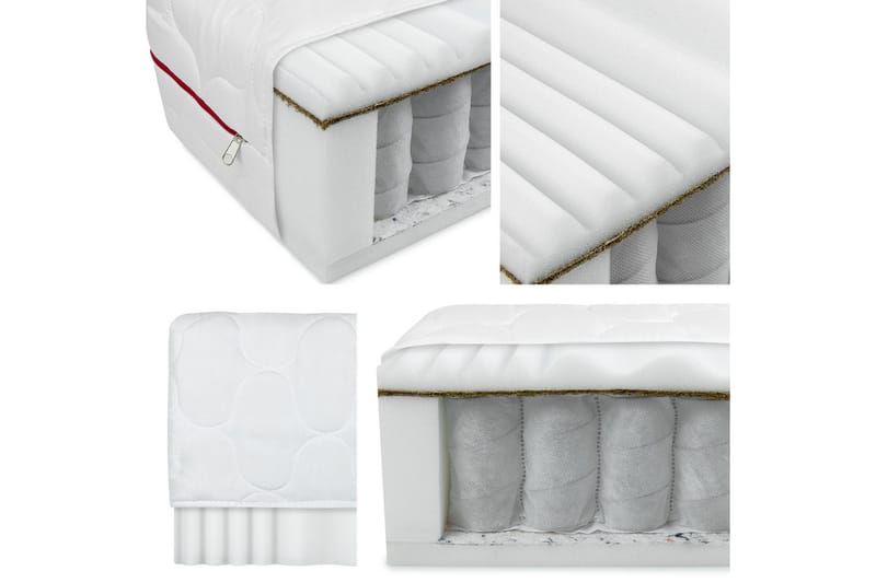 Fema Patja 200x90x18 cm - Huonekalut - Sänky - Patja - Joustinpatjat