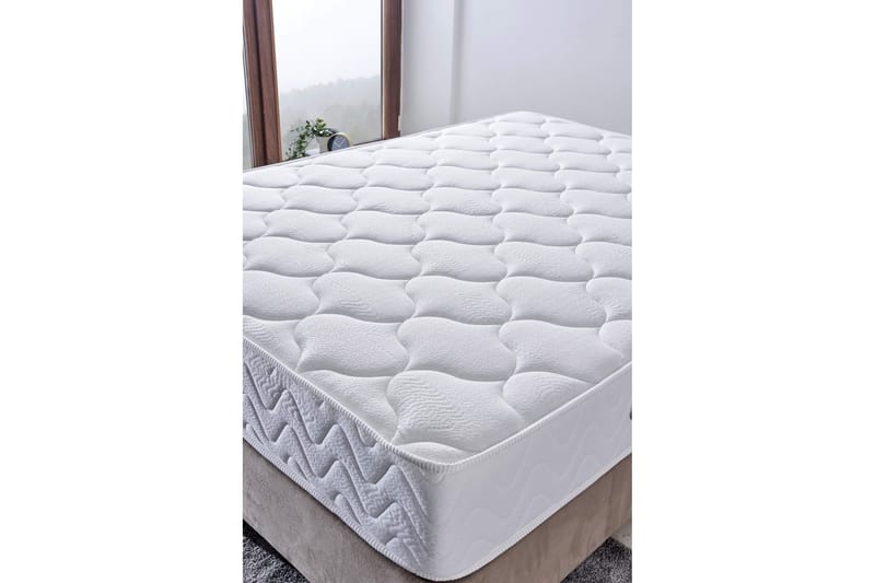 Joustinpatja 120x200 cm - Valkoinen - Huonekalut - Sänky - Patja - Joustinpatjat