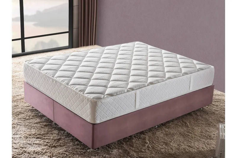 Joustinpatja 120x200 cm - Valkoinen - Huonekalut - Sänky - Patja - Joustinpatjat