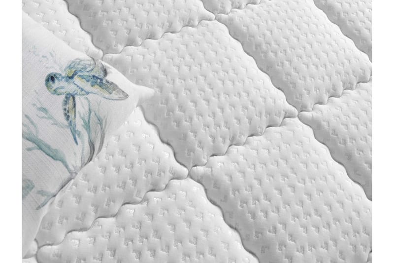 Joustinpatja 140x190 cm - Valkoinen - Huonekalut - Sänky - Patja - Joustinpatjat