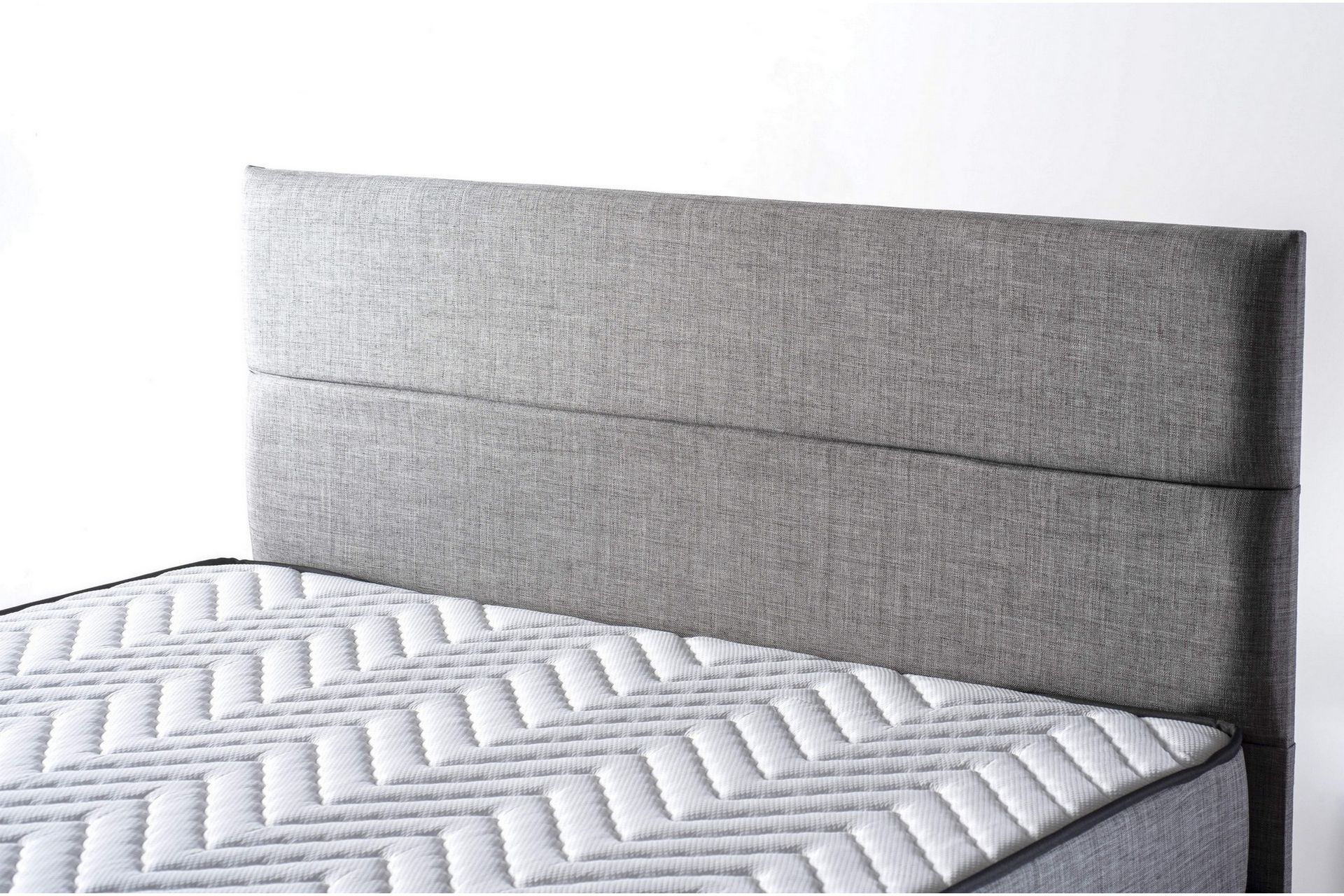Joustinpatja 160x200 cm - Valkoinen/Harmaa - Huonekalut - Sänky - Patja - Joustinpatjat