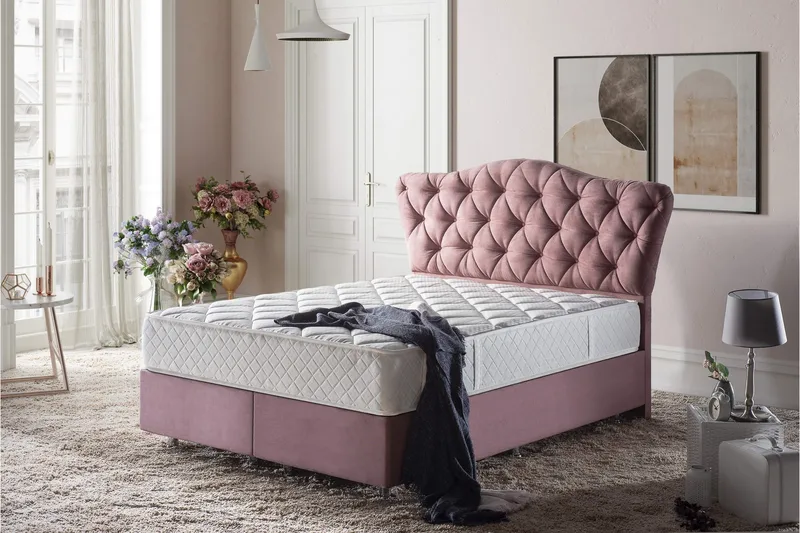 Joustinpatja 90x190 cm, Valkoinen