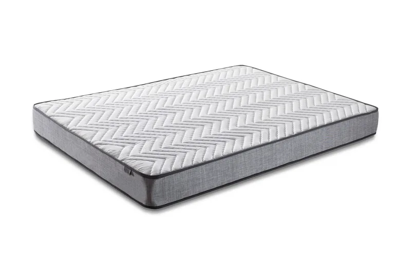 Joustinpatja 90x190 cm, Valkoinen/Harmaa